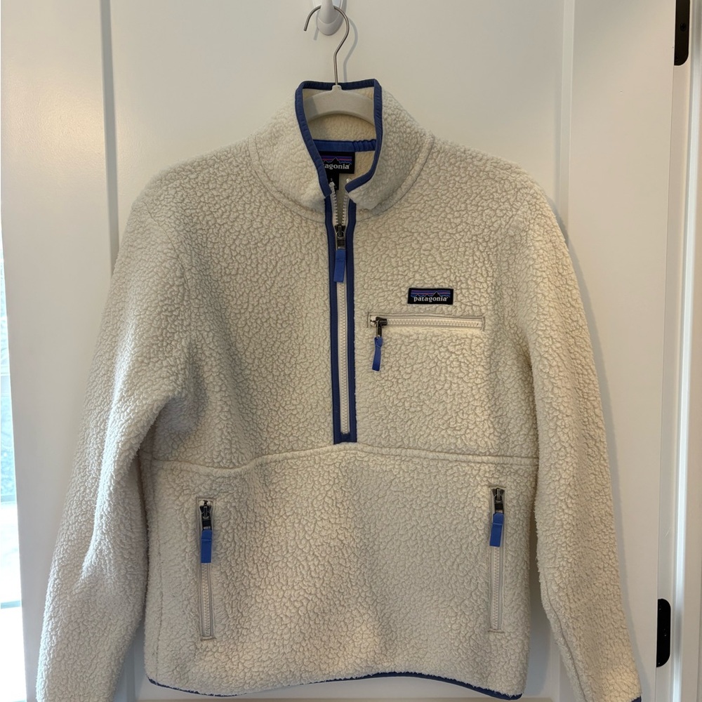 Patagonia Womens Cream Fleece Pullover